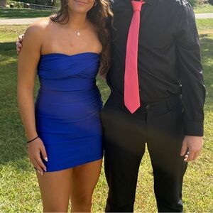 Windsor Royal Blue Strapless Dress